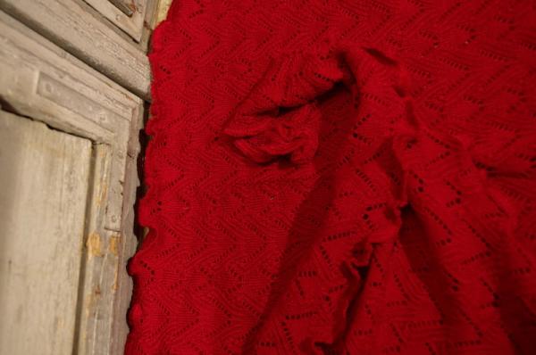 Dreiecktuch Susi granat von invero merino